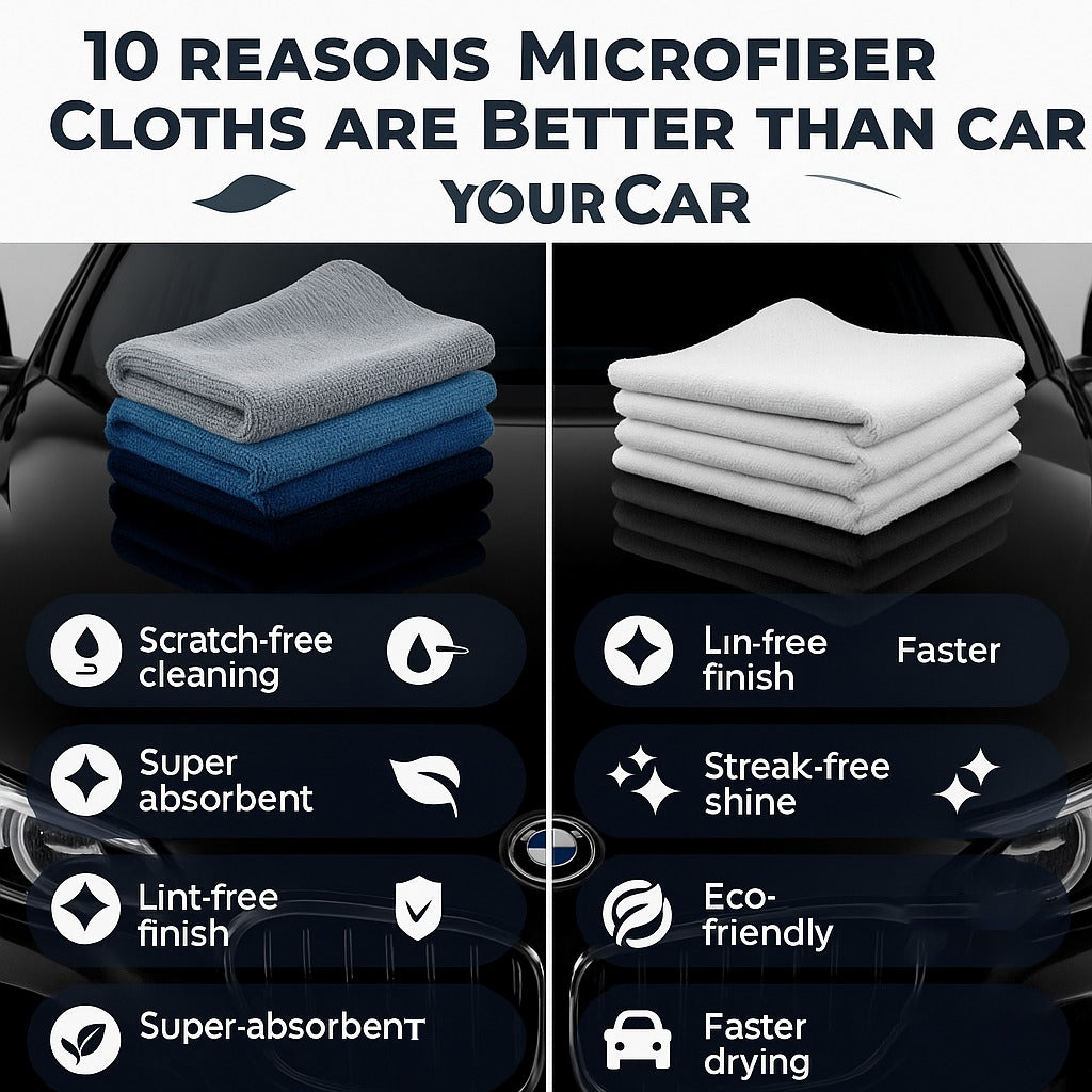 10 Reasons Microfiber Cloths Are Better Than Cotton for Your Car