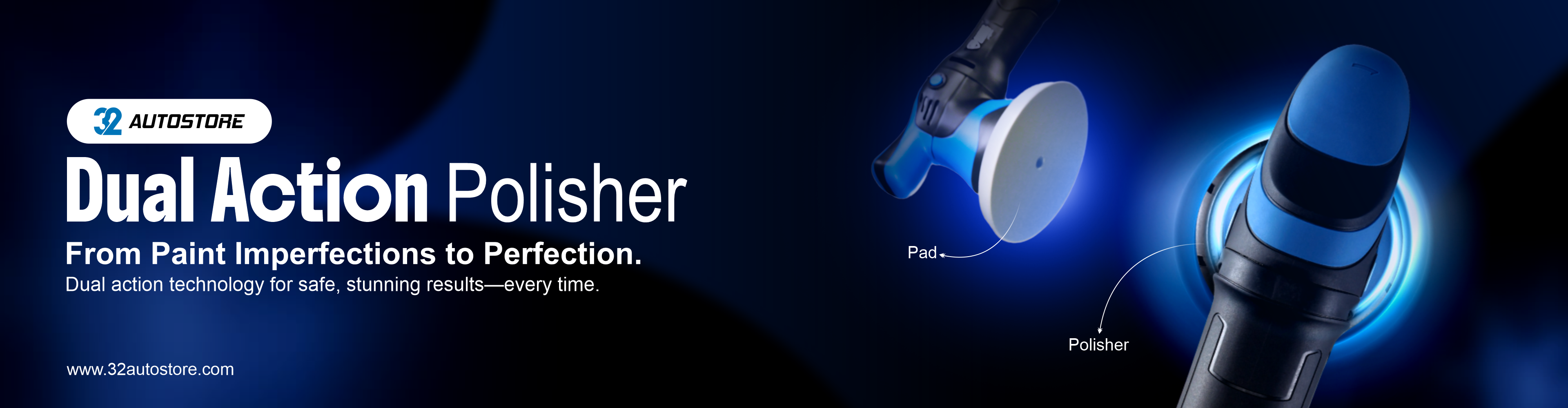 Polisher and Pad Banner