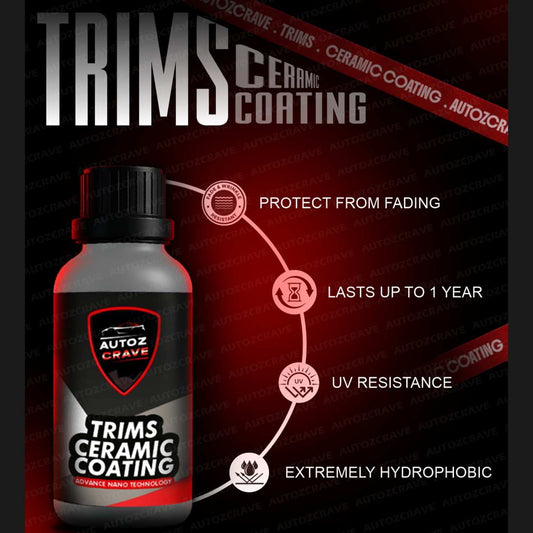 Autozcrave Trims Ceramic Coating | UV Protection & Fade Resistance