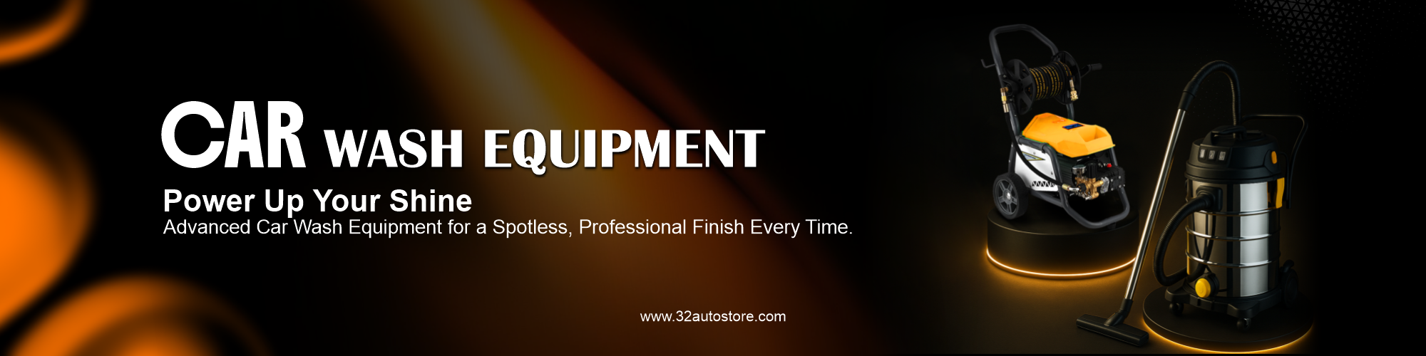 Car Wash Equipment Banner