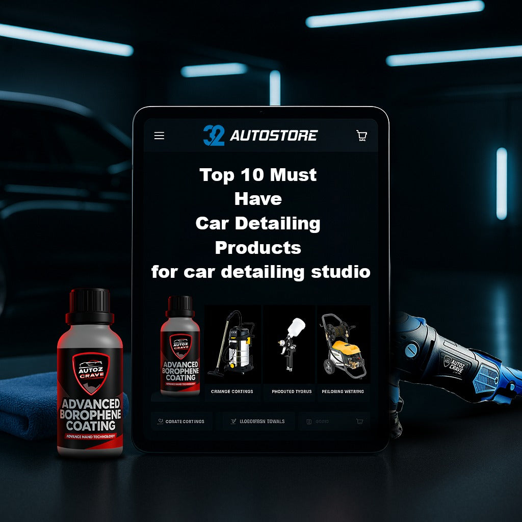 Top 10 Must Have Car Detailing Products for Your Studio