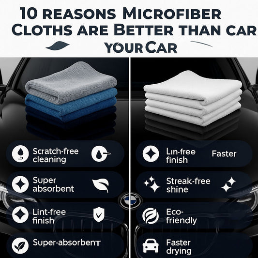 10 Reasons Microfiber Cloths Are Better Than Cotton for Your Car