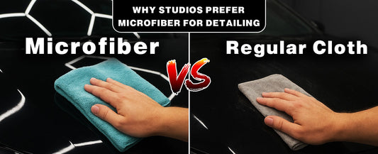 Microfiber vs. Regular Cloth: Why Studios Prefer Microfiber for Detailing