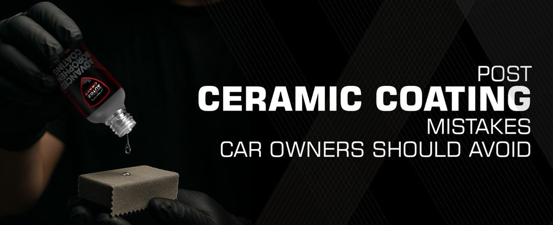 Post Ceramic Coating Mistakes Car Owners Should Avoid
