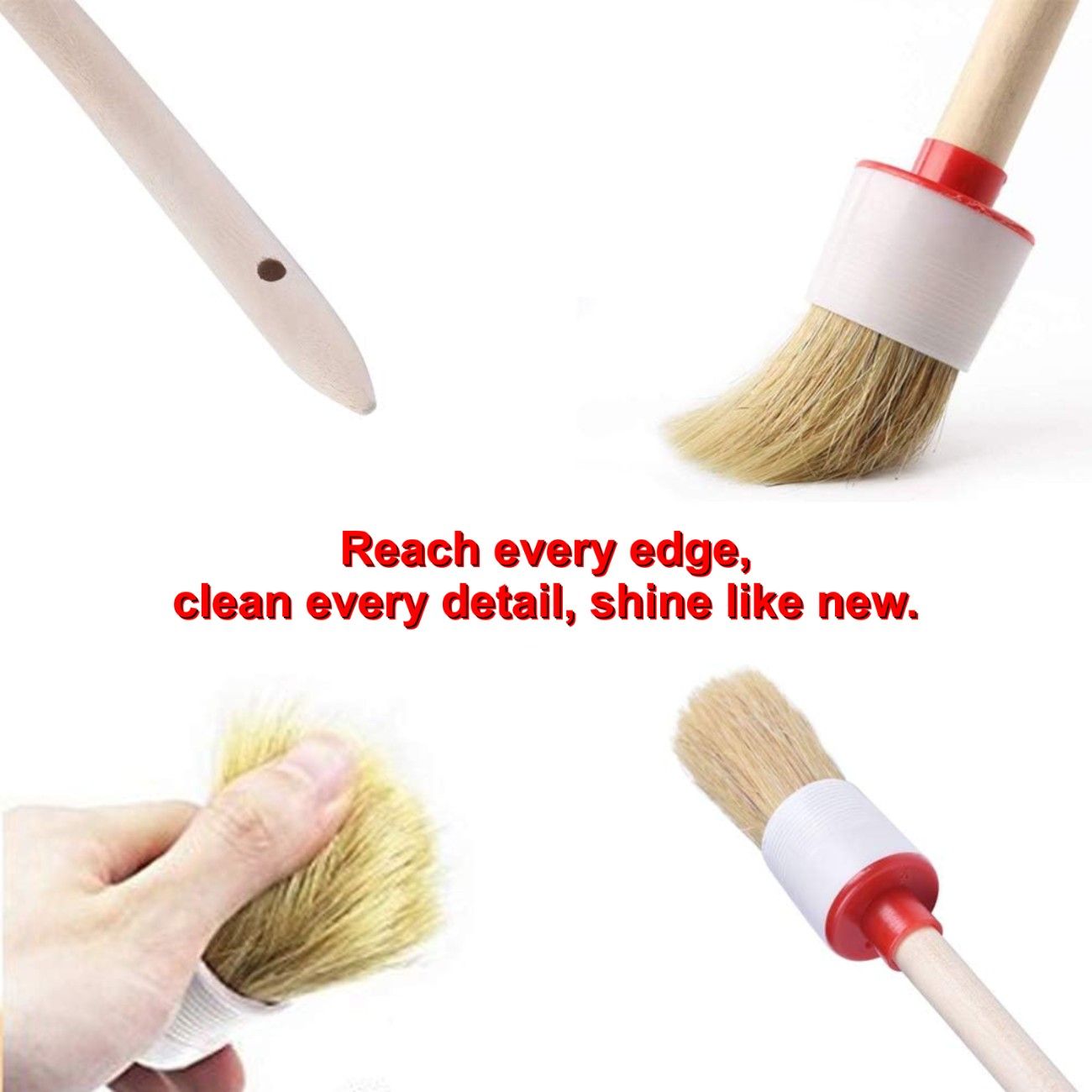 Car Detailing Interior Brush Soft Bristles for Dashboard & Vents