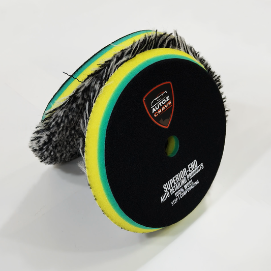 Wool Pad Heavy Cutting Pad for DA Polishers (100% Wool)