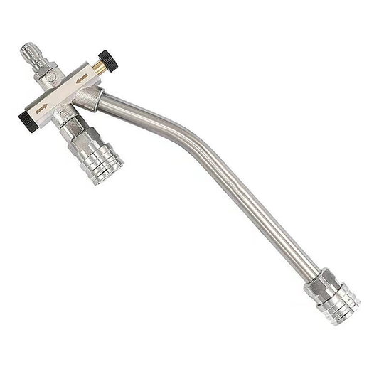 Foam Cannon Dual Connector Accessory | High Pressure Dual Connector Lance for Car Wash