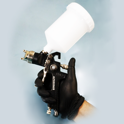 Paint Spray Gun 827 A1 HVLP with 600cc Cup & Brass Air Cap