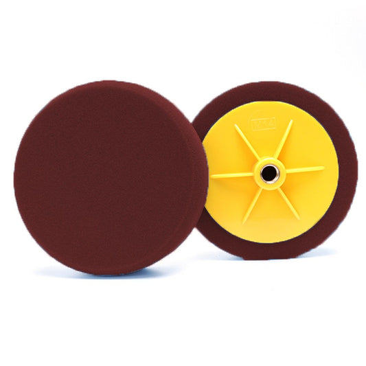 Autozcrave M14 Rotary Polisher Foam Pad 6" (150mm) Heavy Cut, 50mm Thick with Backing Plate