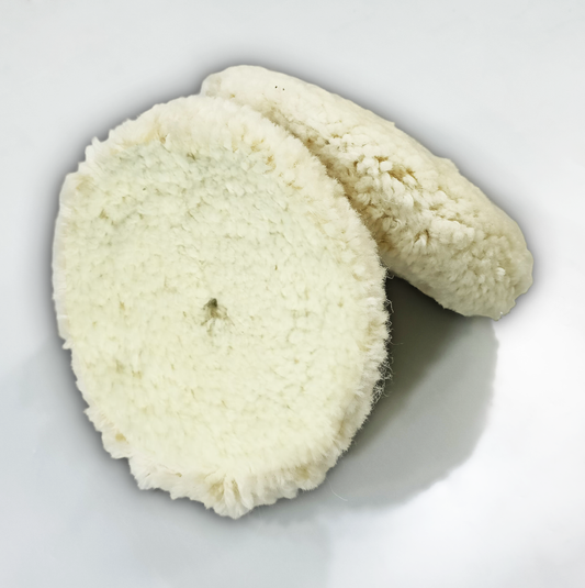 Double Side Wool Pad 10 Inch Heavy Cutting Pad for Rotary Polishers