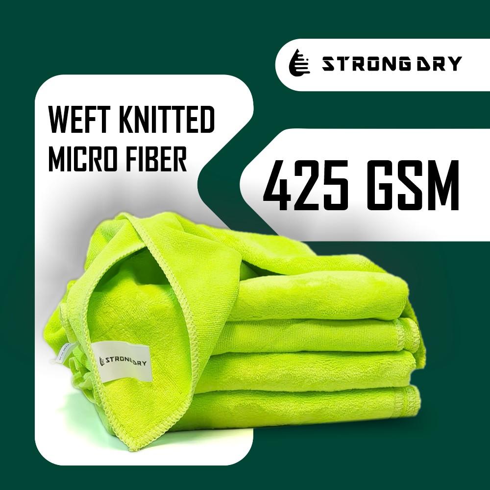 Strongdry Microfiber Cloth Weft Knitted 425GSM (40x40cm)