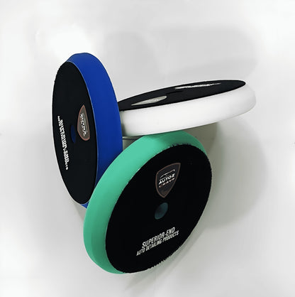 Autozcrave DA Polisher Foam Pad Combo – Heavy Cutting, Medium & Finishing Pads