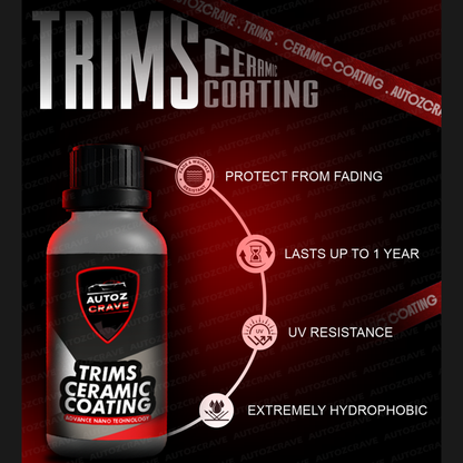 Ceramic Coating for Trims – UV Protection & Fade Resistance