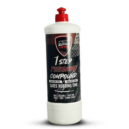 Autozcrave 1 Step Finishing Compound & Zur Cutting Compound High Gloss Polish