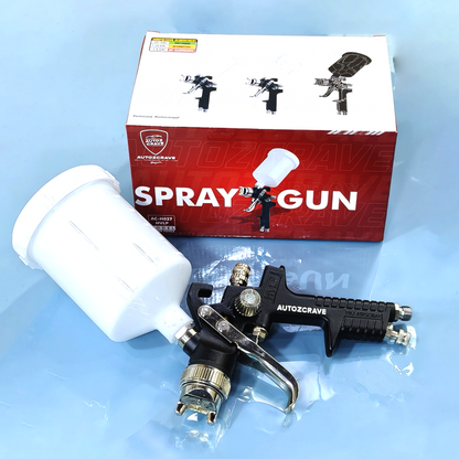 Paint Spray Gun 827 A1 HVLP with 600cc Cup & Brass Air Cap