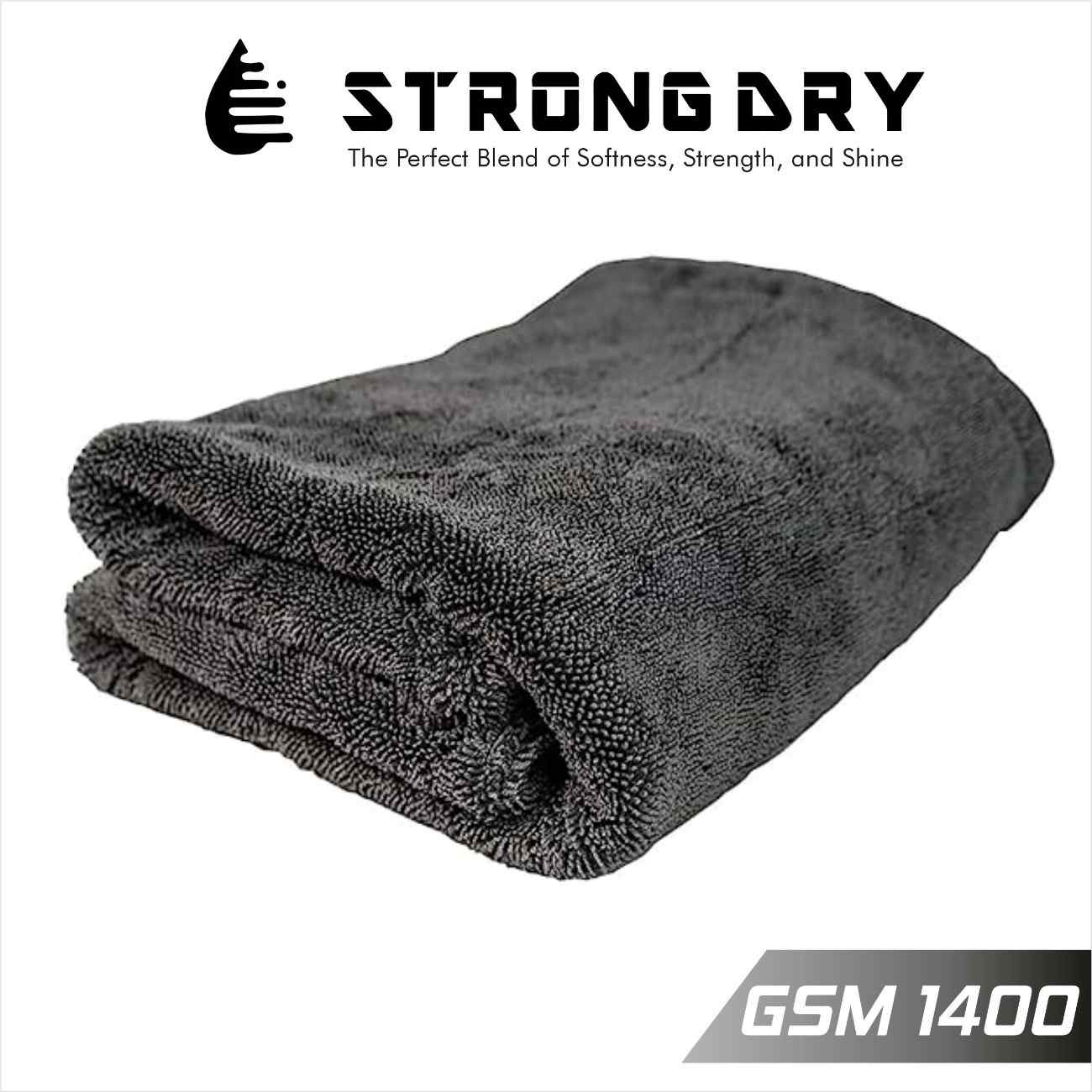 Strongdry Microfiber Towel Water Devour 1400GSM  (70x50cm)