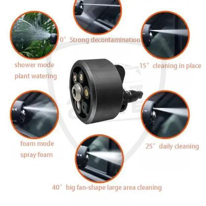 Multi Degree Nozzle | 6 in 1 Spray Pattern for Pressure Washers