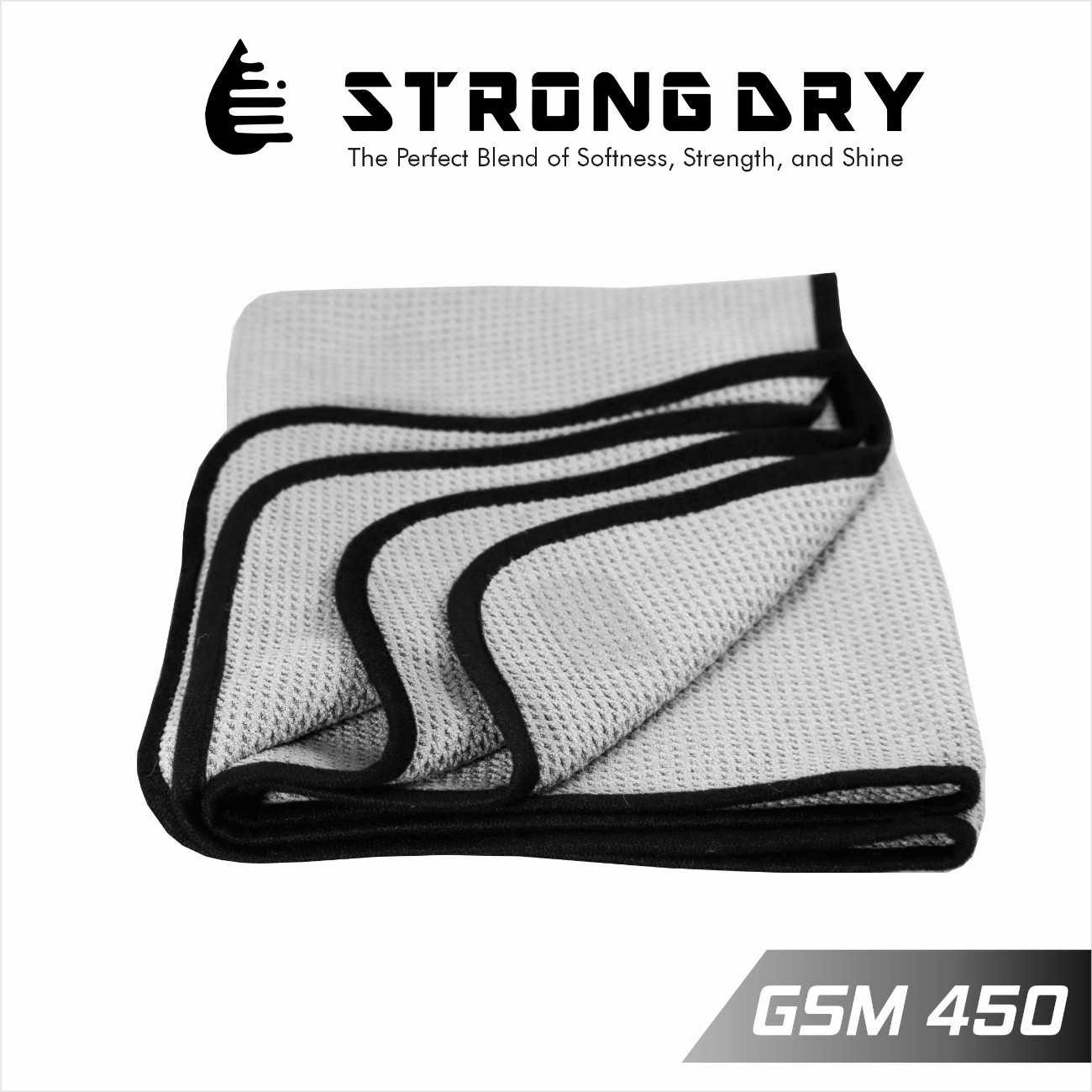 Strongdry Microfiber Towel Water Devour 450GSM  (100x70cm)