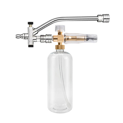 Foam Cannon Dual Connector Accessory | Pressure Washer Double Tip Lance with 5 Nozzle Tips