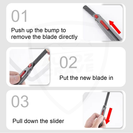 Autozcrave 30° Metal Cutter Blade – High Precision Cutter with Auto Lock Slider