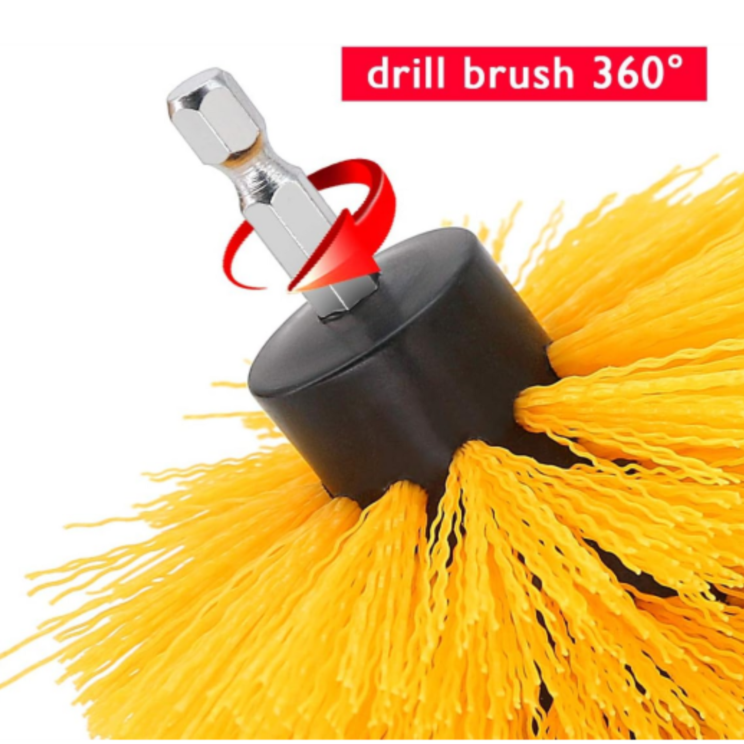 Drill Brush Set (6 Pieces) – Powerful Cleaning for Car detailers