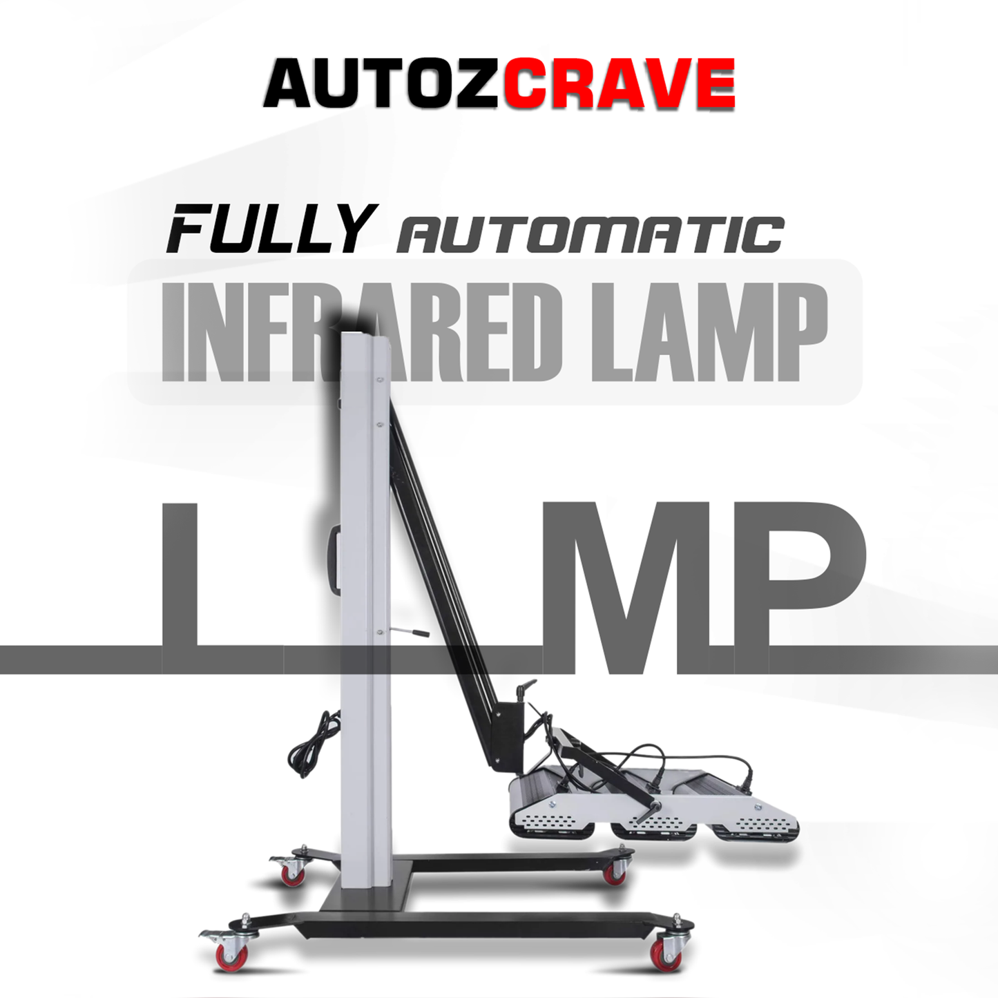 Autozcrave IR Lamp Fully Automatic – 3 Tubes | 360° Rotation | Auto Timer