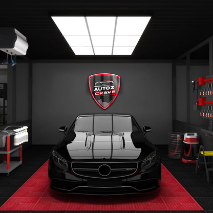 Car Detailing Studio Panel Light 900W (6x12 ft) High Intensity, Shadow-Free LED Light for Professional Detailing with MS Frame