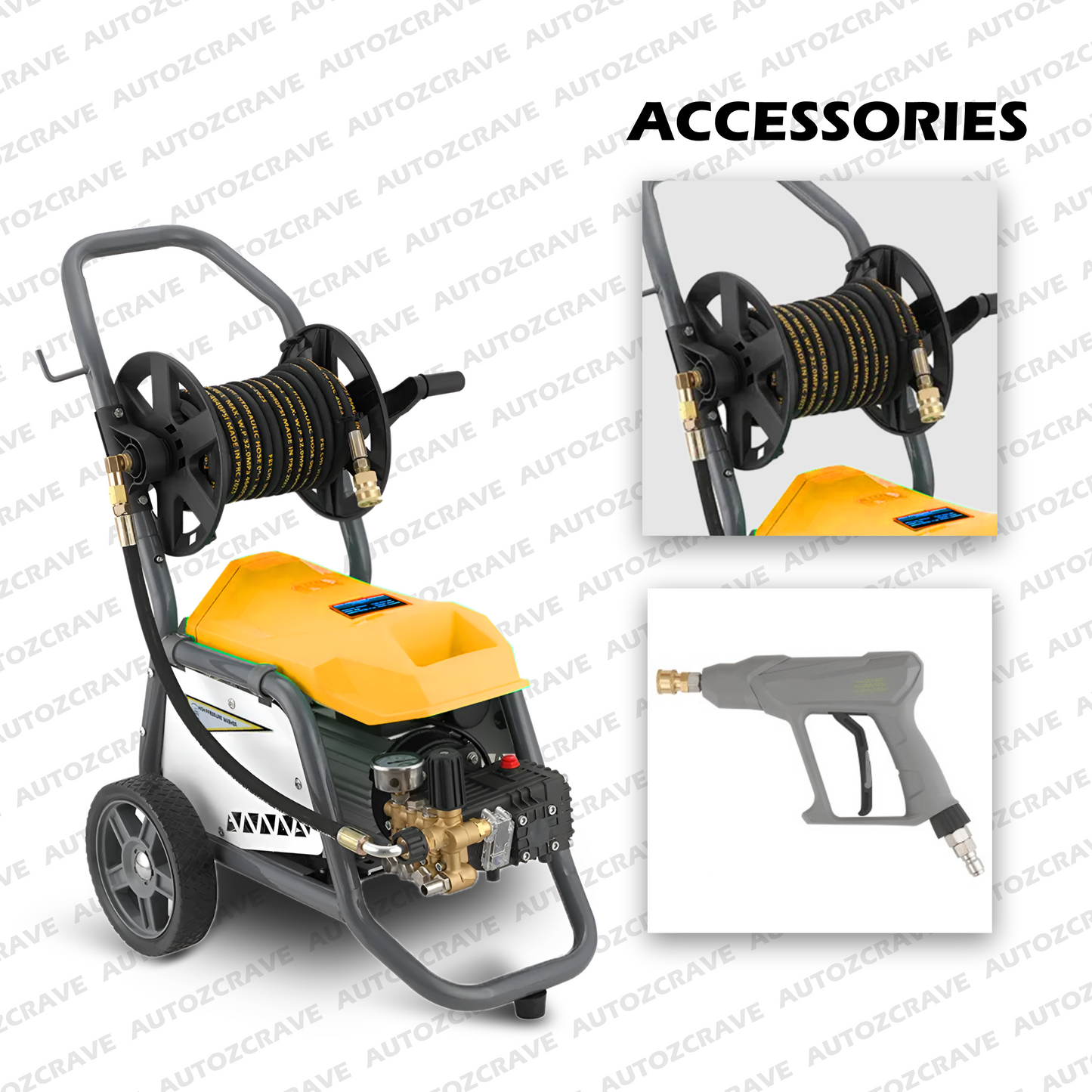 Autozcrave High Pressure Washer 2.2kW – 100 Bar | 1450 PSI | 14 L/min Flow