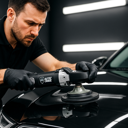 Autozcrave Heavy Duty Rotary Polisher 1680W Motor for Professional Detailing
