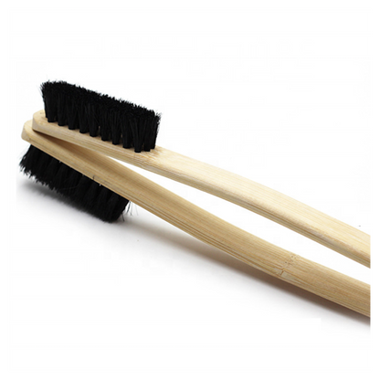 Long Wood Handle Brush Ideal for Engine Cleaning & Detailing