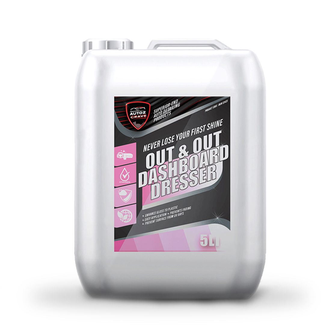 Autozcrave Dashboard Dresser, Shine Pro Tyre Dresser & Engine Degreaser
