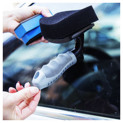 Autozcrave Polish Applicator Foam Brush & Tyre Cleaning Brush Set – Shine & Deep Clean Combo