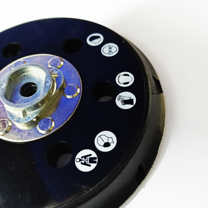 DA Polisher Backup Plate 5" and 6" Balanced for Smooth Polishing