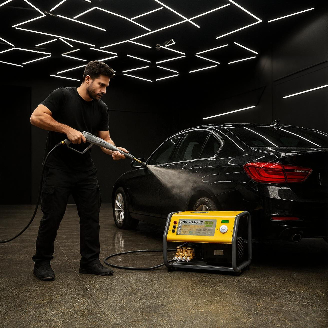 Autozcrave Car Pressure Washer 3kW – 150 Bar | 2200 PSI | 14 L/min Flow