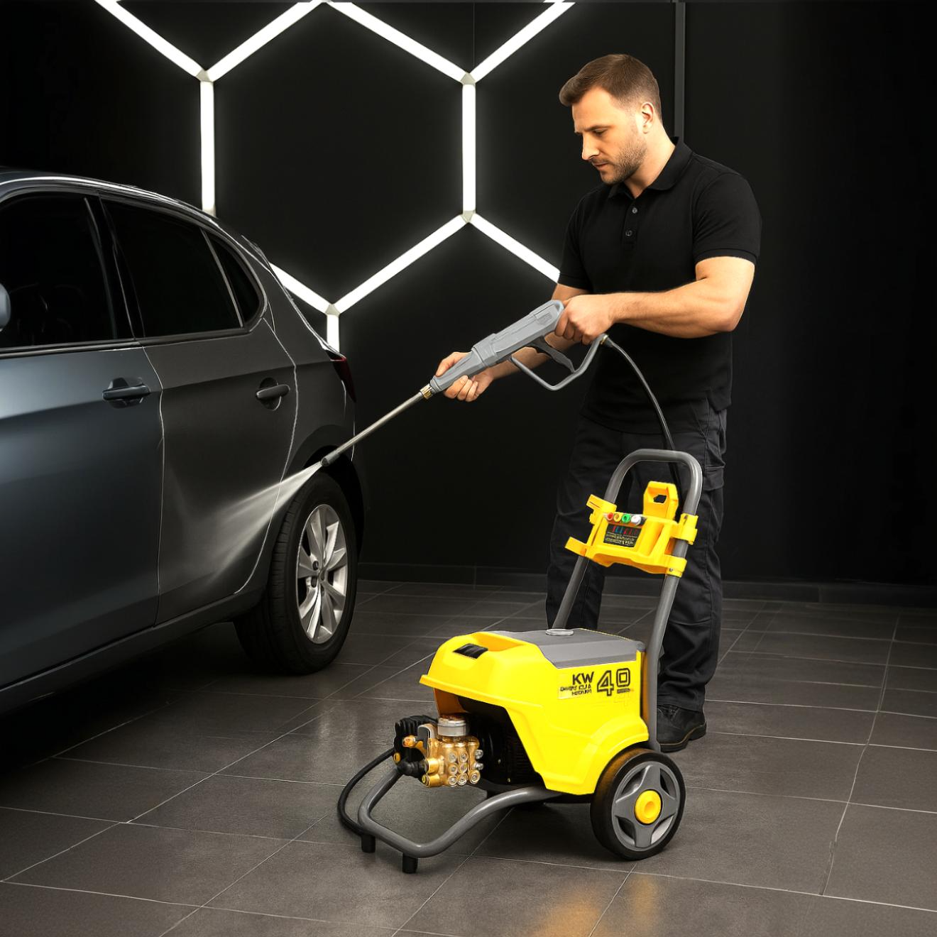 Autozcrave Heavy Duty Pressure Washer 4kW 200 Bar | 2900 PSI | 15 L/min