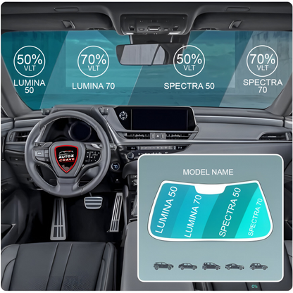 Lumina 70 Car Window Film 65% VLT | 94% IR Rejection | UV Protection for Windshields & Windows