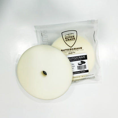 Autozcrave DA Polisher Foam Pad Combo – Heavy Cutting, Medium & Finishing Pads
