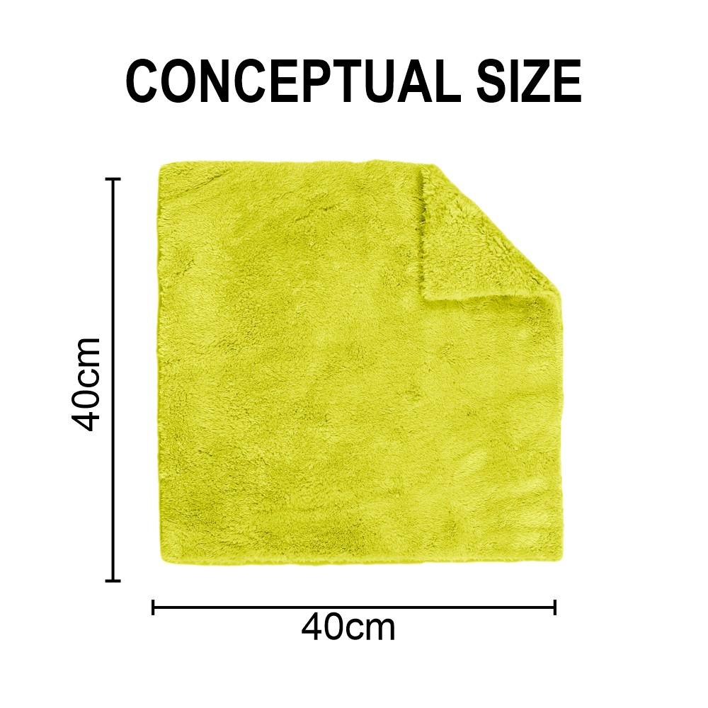 Strongdry Microfiber Towel Long Plush Edgeless 650 GSM (40x40cm)