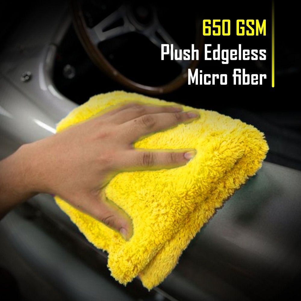 Strongdry Microfiber Towel Long Plush Edgeless 650 GSM (40x40cm)