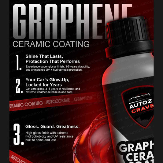 Autozcrave Graphene Ceramic Coating Super Glossy & Long-Lasting Paint Protection