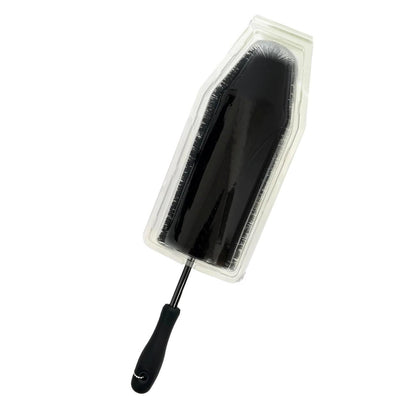 Black Alloy Wheel Cleaning Brush – Flexible & Scratch-Free Cleaning
