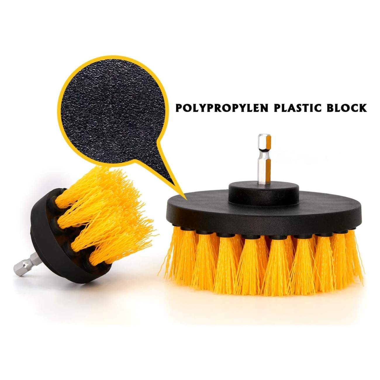 Drill Brush Set (6 Pieces) – Powerful Cleaning for Car detailers