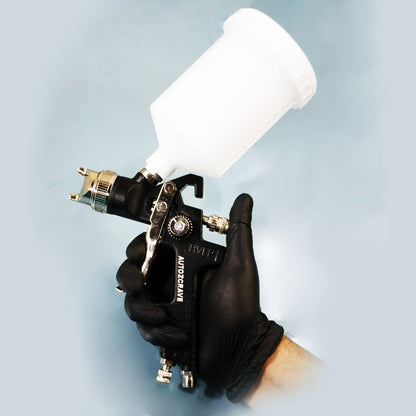 Autozcrave Paint Spray Gun 827 A1 HVLP with 600cc Cup & Brass Air Cap