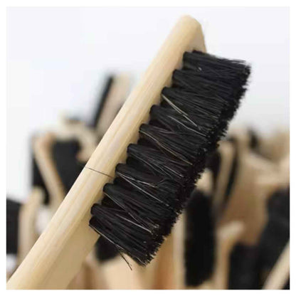 Long Wood Handle Brush Ideal for Engine Cleaning & Detailing
