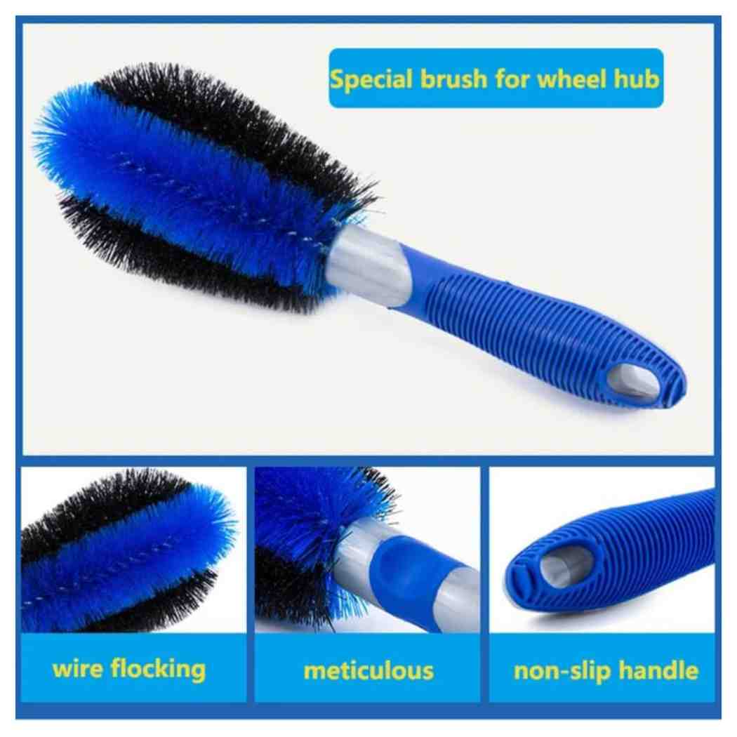 Tyre Cleaning Brush Heavy Duty Scrub Brush for Deep Cleaning