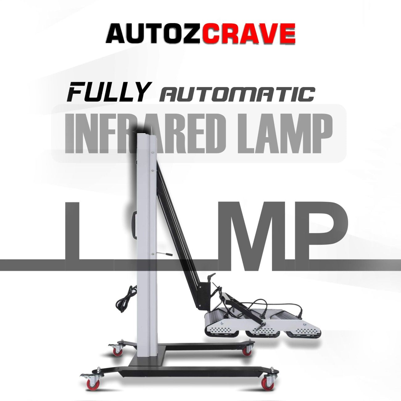 Autozcrave IR Lamp Fully Automatic – 3 Tubes | 360° Rotation | Auto Timer