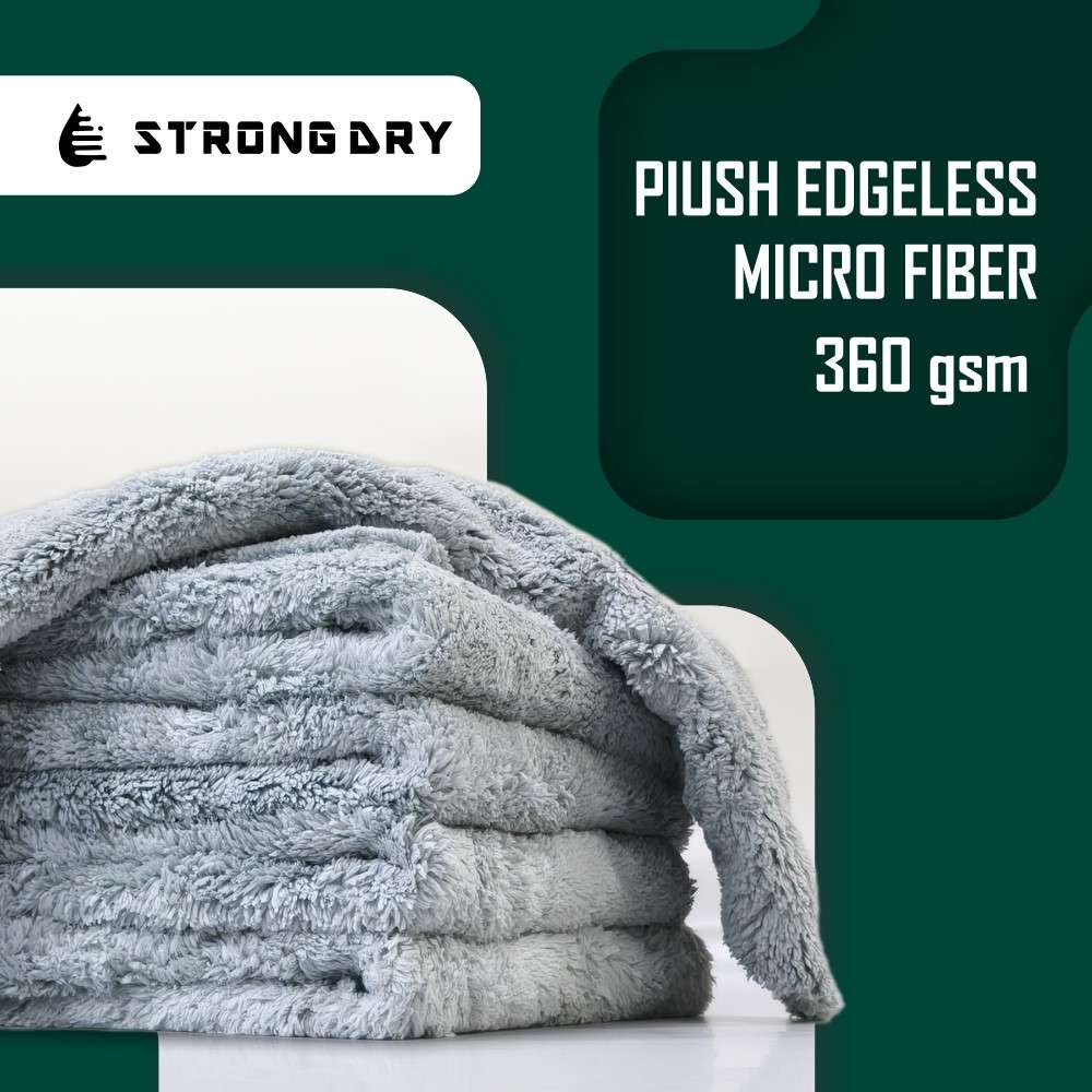 Strongdry Microfiber Cloth Plush Edgeless 360GSM (40x40cm)