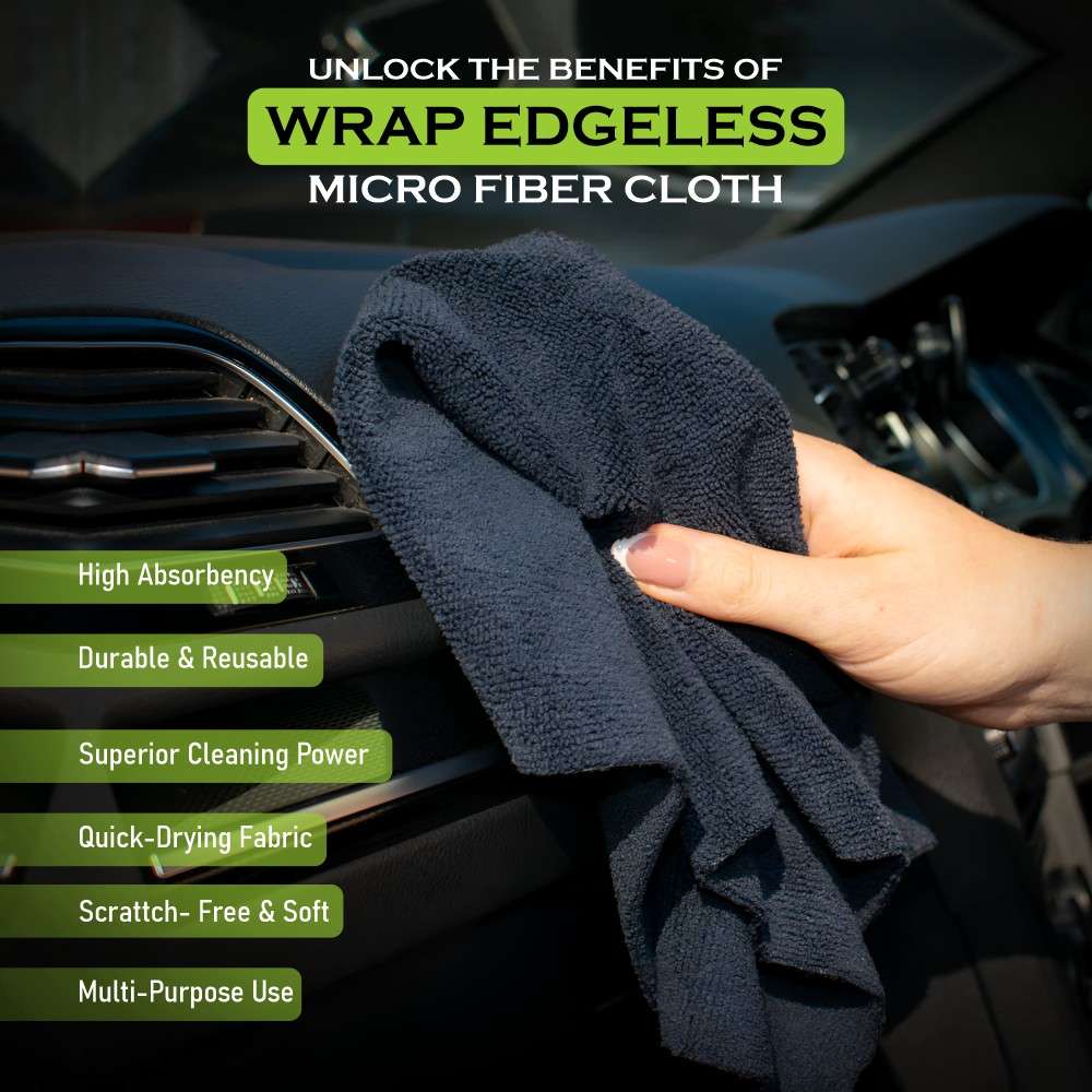 Strongdry Microfiber Cloth Wrap Edgeless 350GSM (40x40cm)