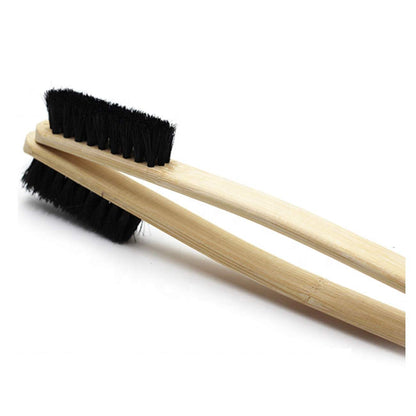 Long Wood Handle Brush Ideal for Engine Cleaning & Detailing