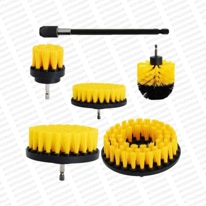Drill Brush Set (6 Pieces) – Powerful Cleaning for Car detailers